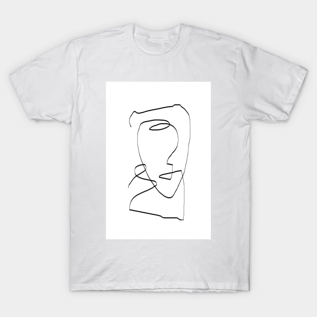 Abstract Head T-Shirt by The Miuus Studio